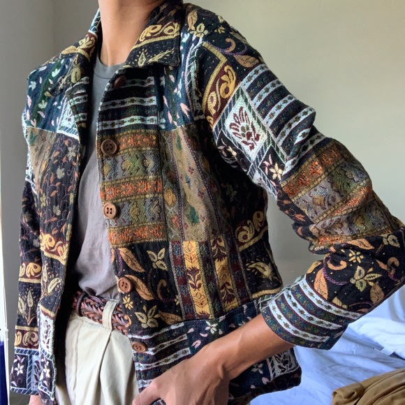 Vintage Jackets & Blazers - Patchwork Jacket